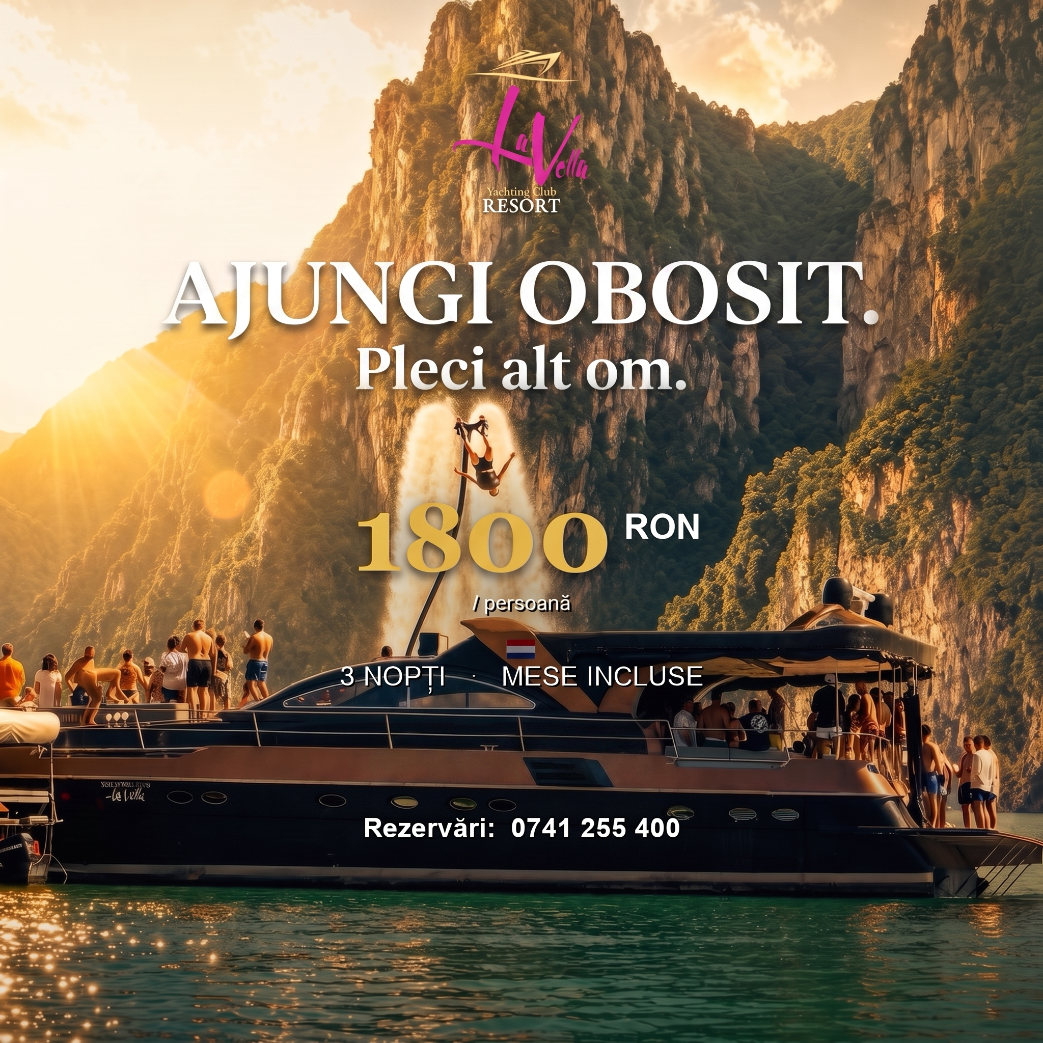 Pachet 3 nopți cu mese incluse la La Vella Resort